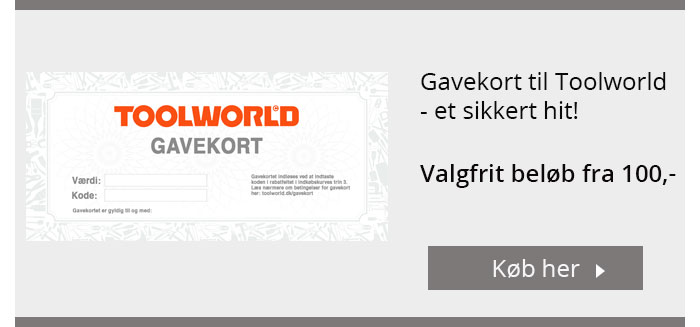 Køb Gavekort til Toolworld.dk