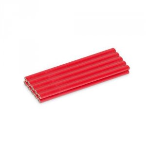 Tømrer blyant 177 mm rød - 10 stk Kreator
