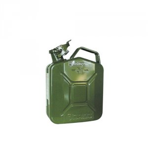 Jerry can 5 liter i metal 0,6 mm - grøn Jerry can 5 liter i metal 0,6 mm - grøn