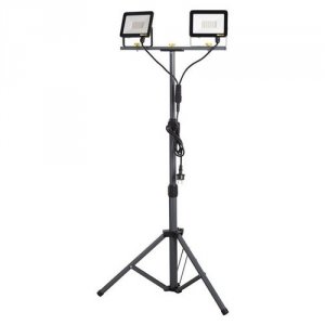 Arbejdslampe led 2x30w m/stativ ProBuilder
