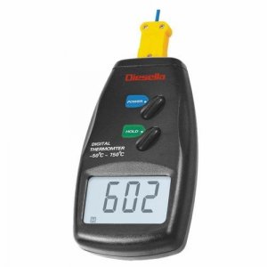 Termometer, digital -50Â°-750Â°c opløsning 1Â°c Diesella