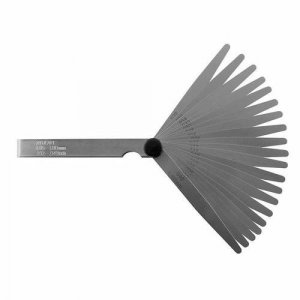 Søgerstål 0,05-1,00 mm (20 blade) 800 mm med cylindrisk afrunding og 13 mm bredde Diesella