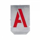 Stencil sæt med store bogstaver a-z+& med 50 mm tegnhøjde (27 dele) Diesella 