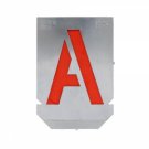 Stencil sæt med store bogstaver a-z+& med 60 mm tegnhøjde (27 dele) Diesella 