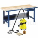 BLIKA VBB-1.25+WD3P Værkstedsbord 2,5 meter med skuffe (BONUS)